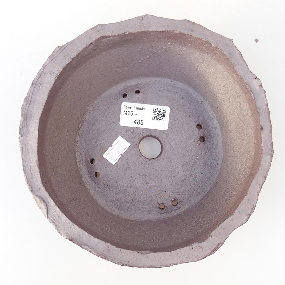 Ceramiczna miska na bonsai 18 x 18 x 6 cm, kolor metaliczny