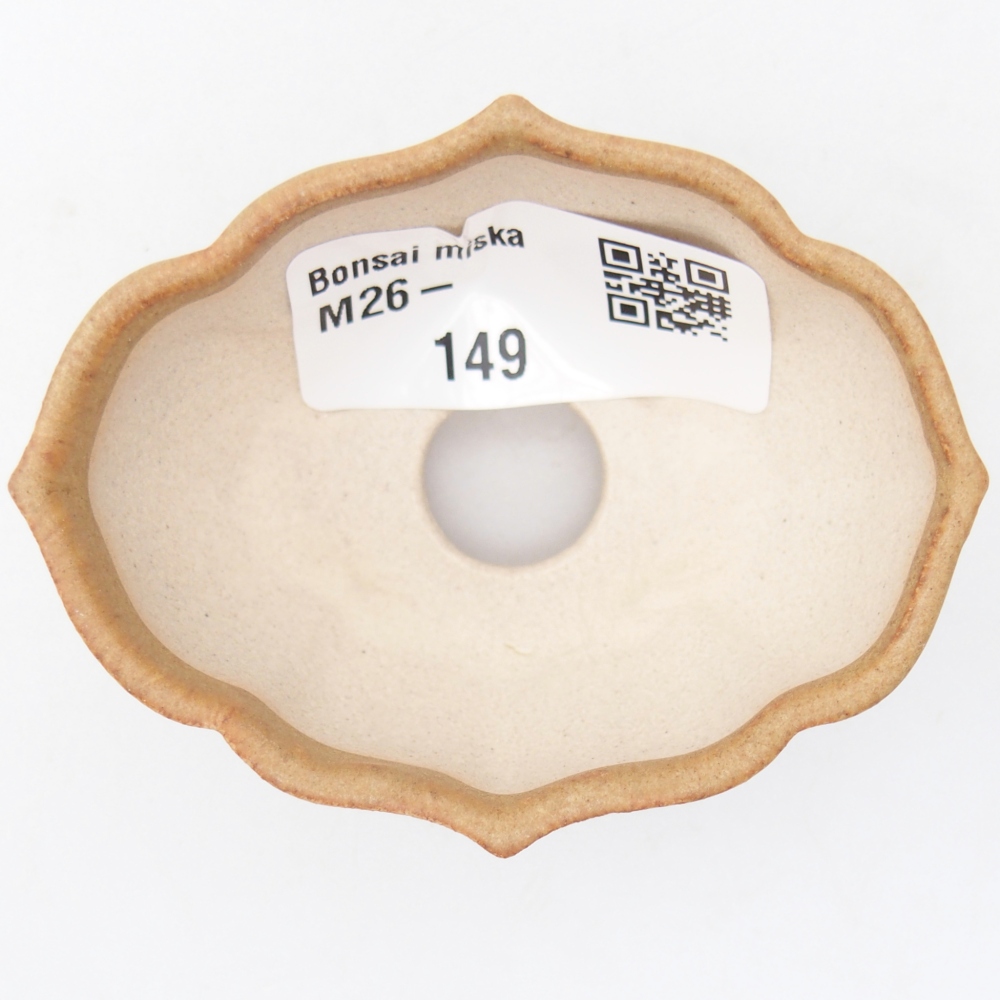 Mini miska do bonsai 7 x 5 x 3 cm, brązowa