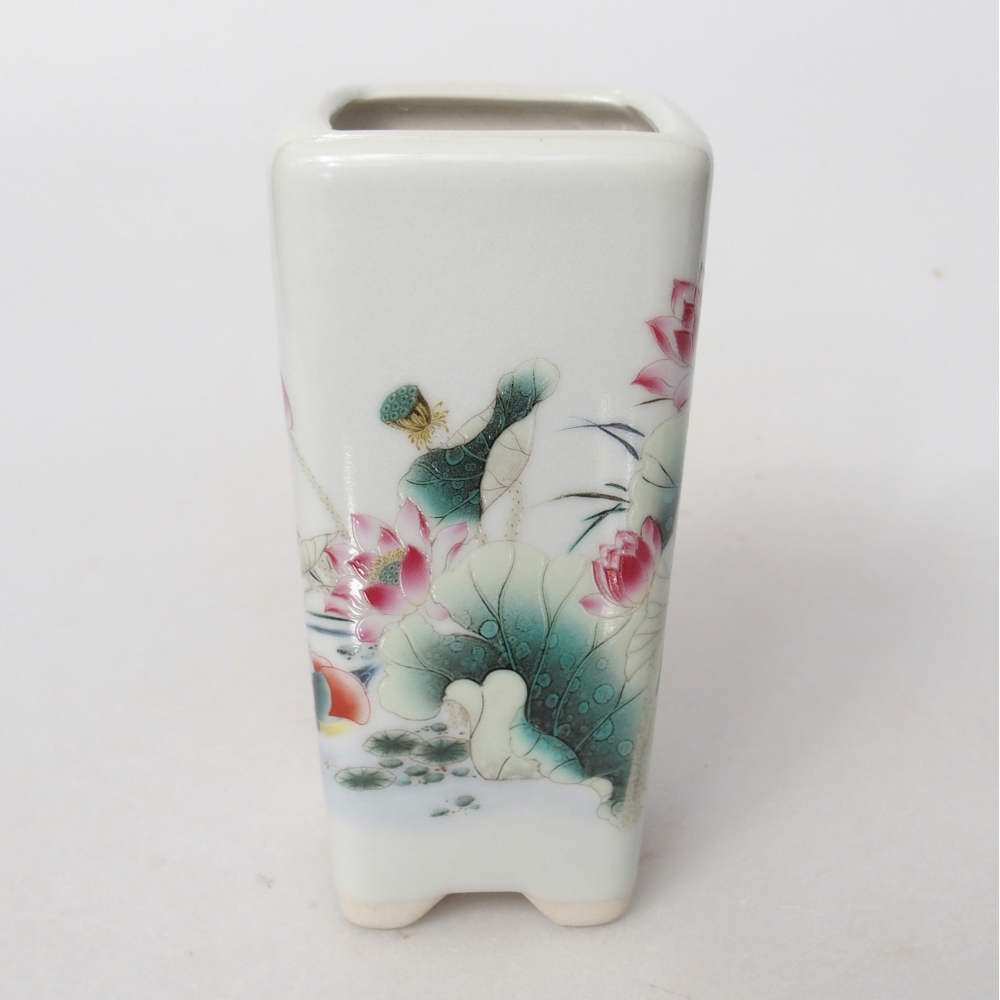 Ceramiczna miska do bonsai 5,5 x 5,5 x 12 cm, kolor biały