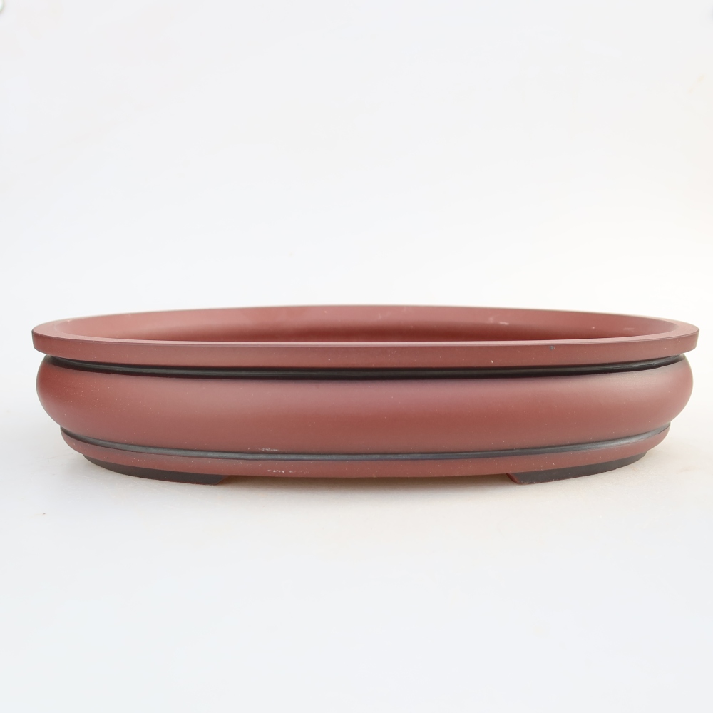 Ceramiczna miska  31 x 23,5 x 5,5 cm, kolor ceglasty