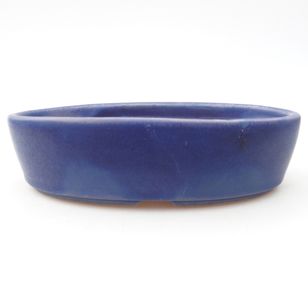 Ceramiczna miska do bonsai 16,5 x 11,5 x 4,5 cm, kolor niebieski