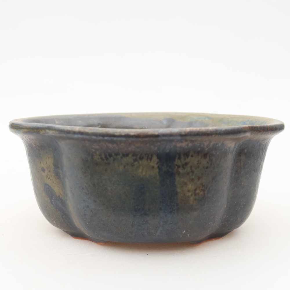 Ceramiczna miska do bonsai 13,5 x 11 x 6 cm, kolor brązowy