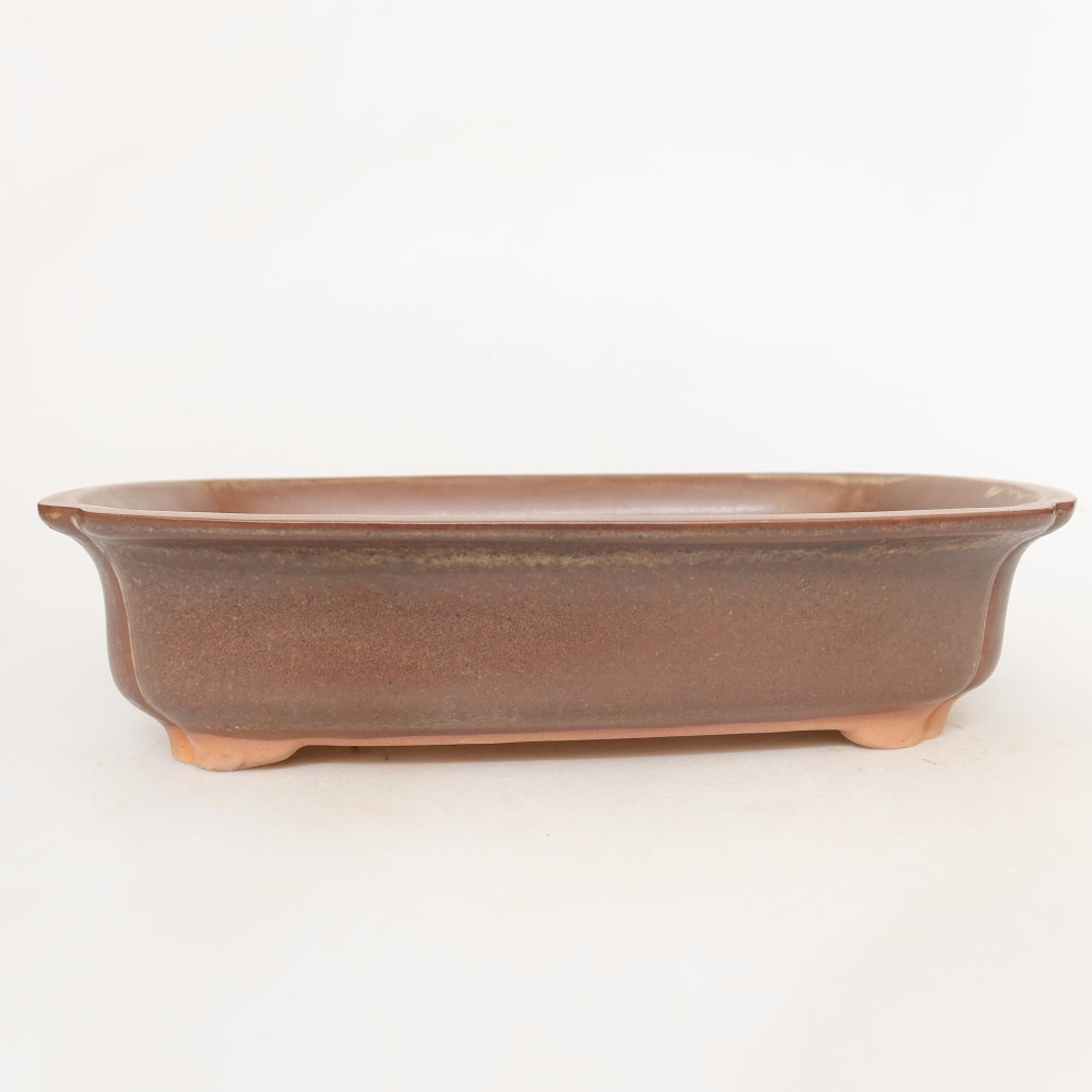 Ceramiczna miska  24 x 17 x 6 cm, kolor brązowy