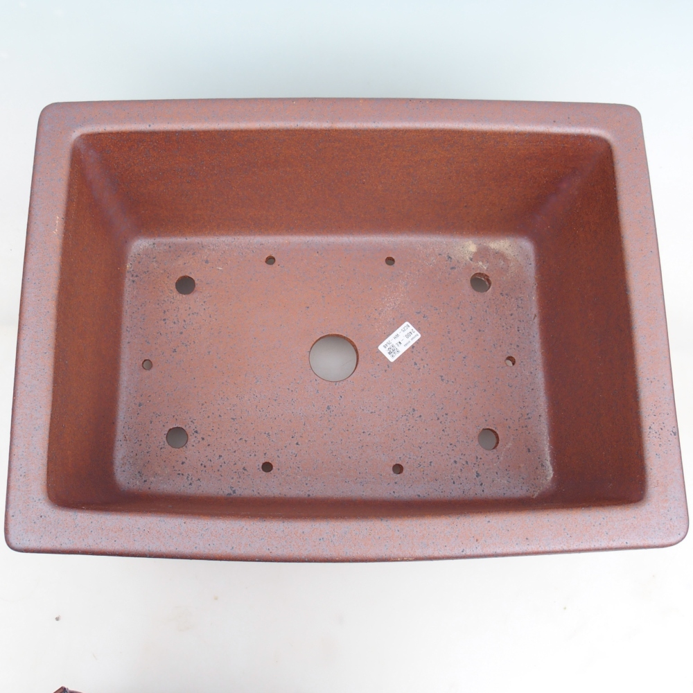 Ceramiczna misa bonsai 51 x 38 x 21 cm, kolor metaliczny - WYŁĄCZNIE ODBIÓR OSOBISTY lub transport paletowy