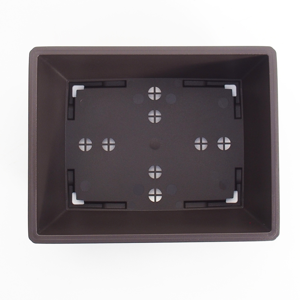 Plastikowa miska MP-15 - 70 x 49 x 19 cm czarna