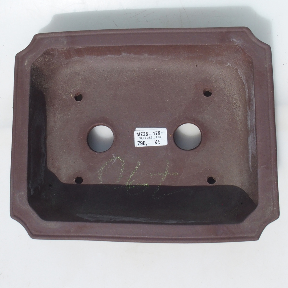 Misa do bonsai 30,5 x 24,5 x 7 cm brzoza brązowa