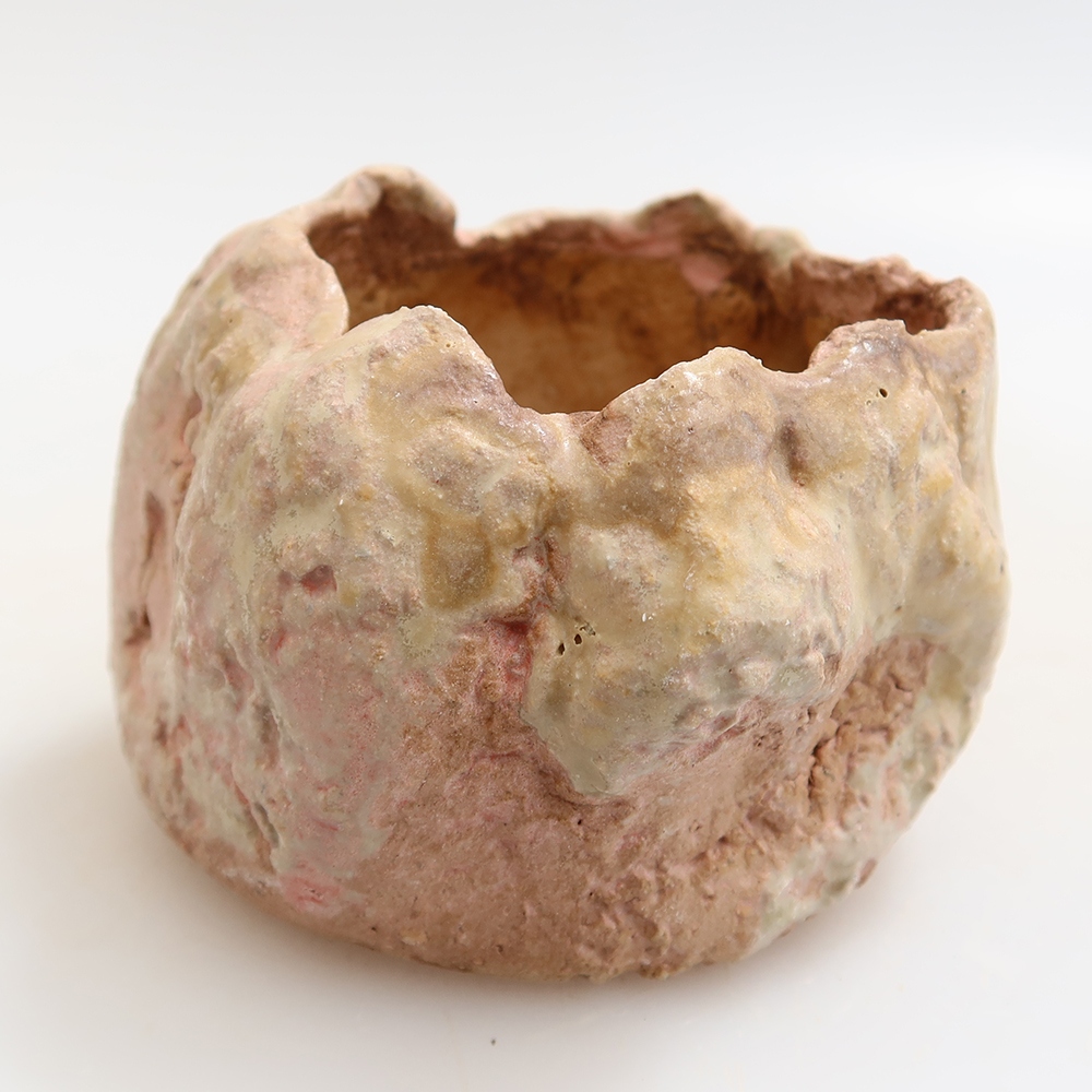 Ceramiczna skorupka  5,5 x 5,5 x 5,5 cm, kolor różowy