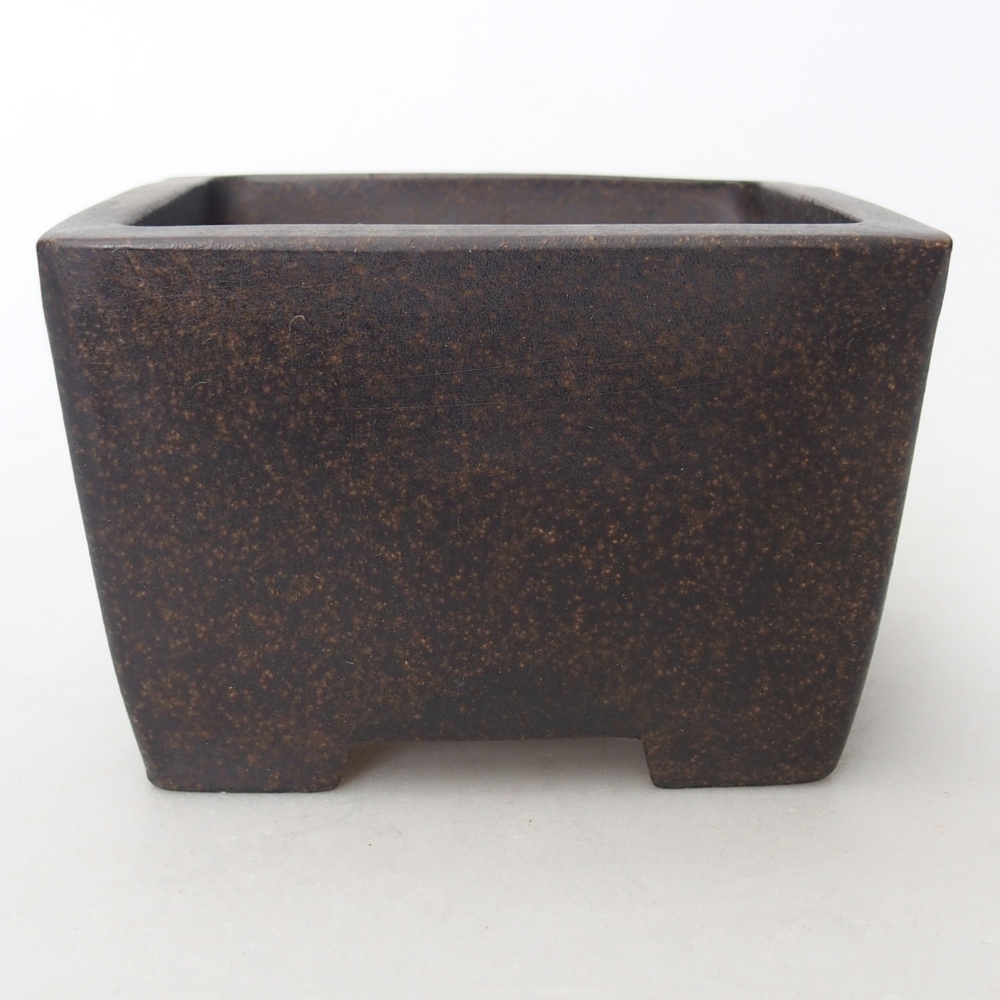 Miska 10 x 10 x 7 cm brązowa ochra