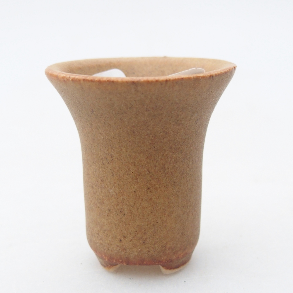 Mini miska do bonsai 3 x 3 x 3,5 cm, brązowa