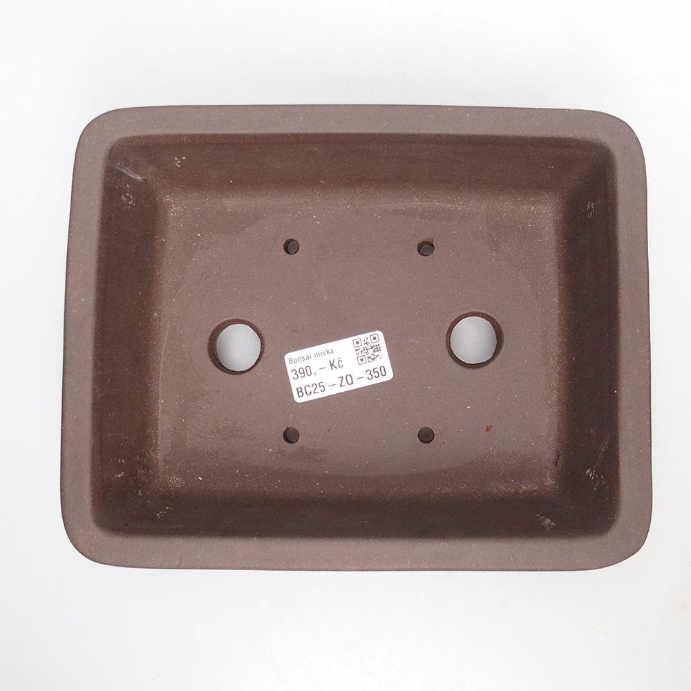 Miska 20,5 x 17 x 7 cm brązowa