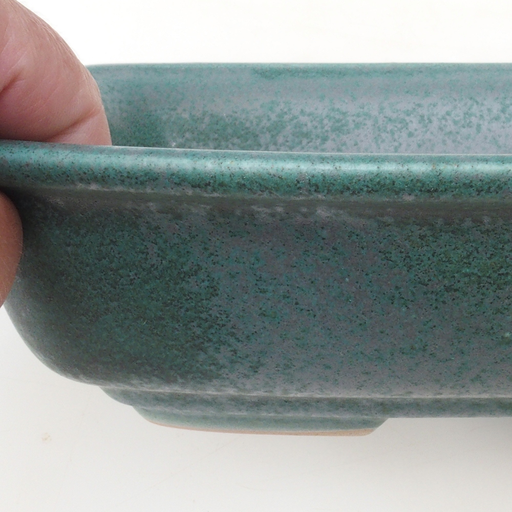 Bonsai bowl H08 - 25 x 19,5 x 6 cm. - zielony