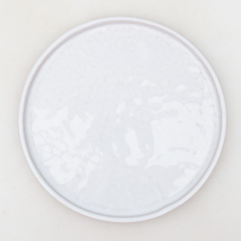 Bonsai bowl round D7-S - 16 x 16 x 1 cm - biały
