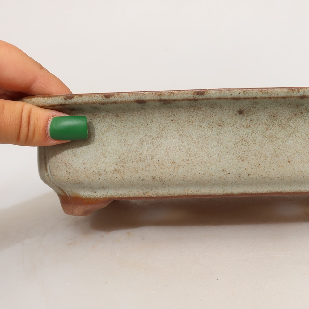 Ceramiczna miska  24 x 17 x 6 cm, kolor beżowy