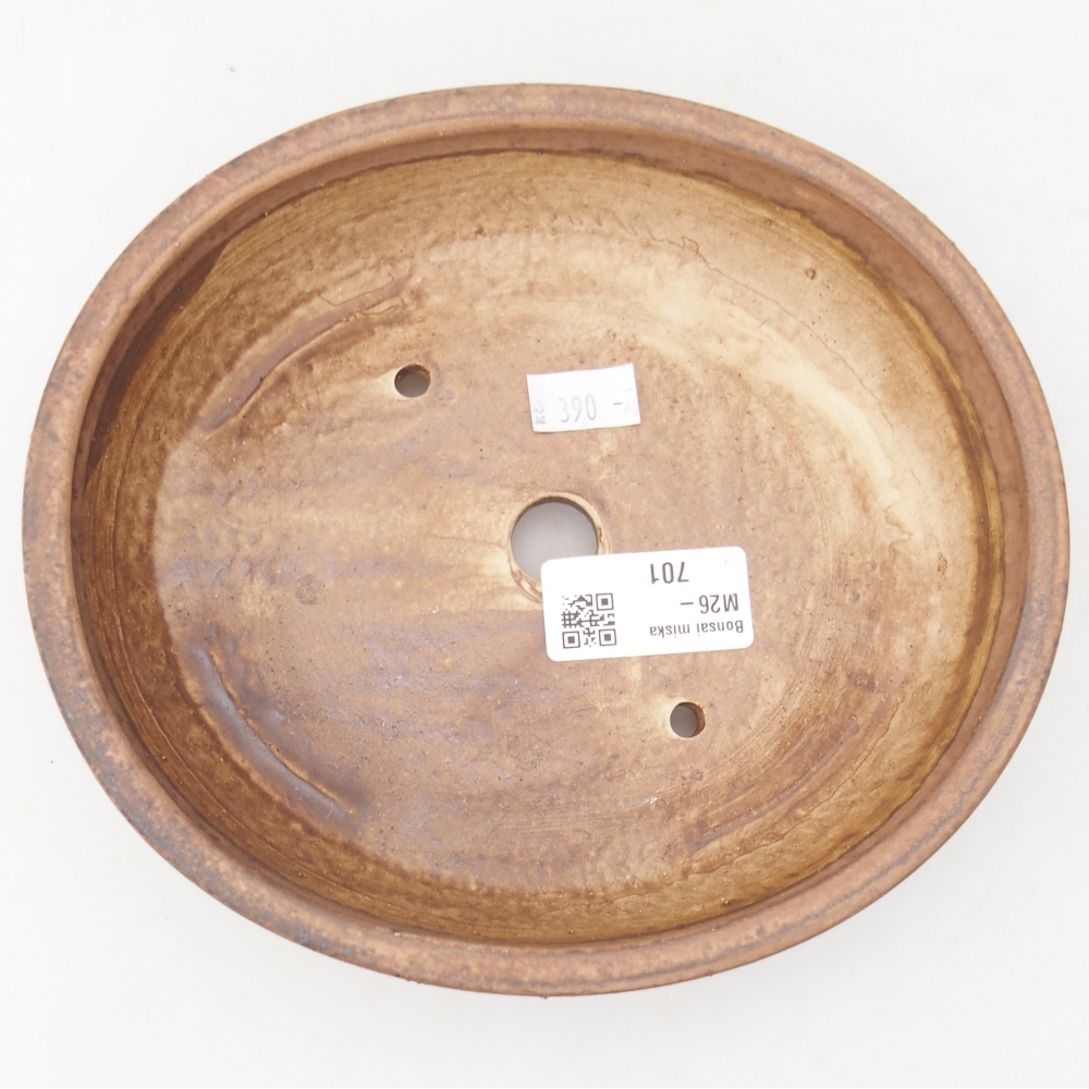 Ceramiczna miska na bonsai 18,5 x 16,5 x 4,5 cm, różowa