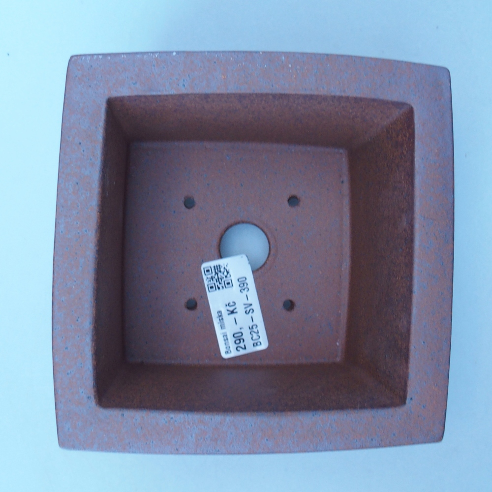 Miska 13,5 x 13,5 x 8,5 cm brązowa