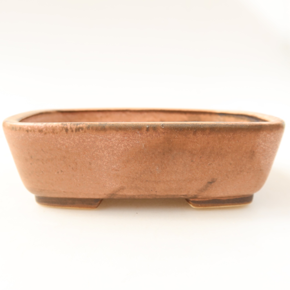 Ceramiczna miska do bonsai 14 x 11,5 x 4,5 cm, kolor różowy