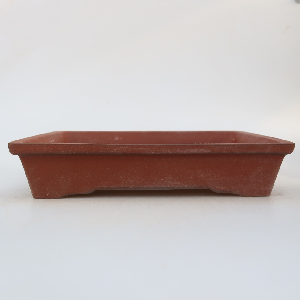 Ceramiczna miska  26 x 20 x 5 cm, kolor ceglasty