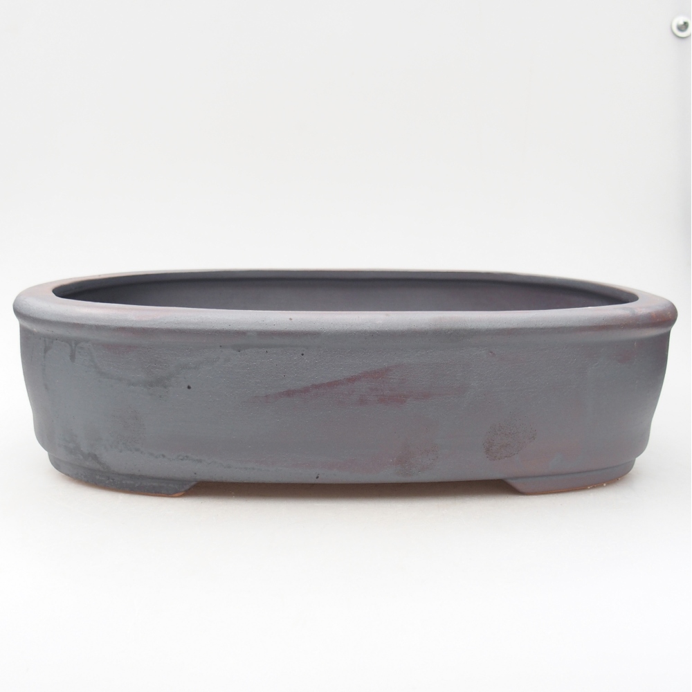 Ceramiczna miska bonsai 32 x 25 x 8 cm, kolor metaliczny