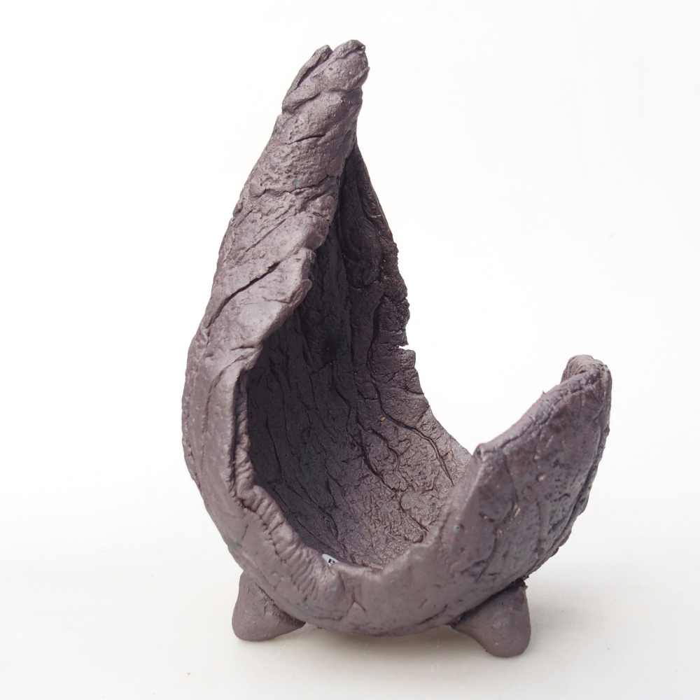 Muszla ceramiczna 8 x 8 x 12,5 cm, kolor metaliczny