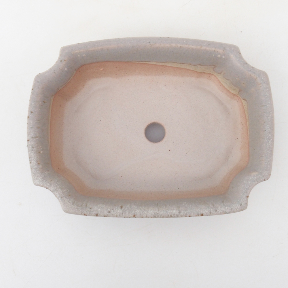 Bonsai bowl H03 - 16,5 x 12 x 4,5 cm. - beżowy