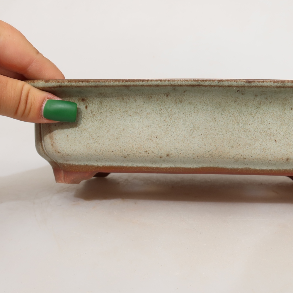 Ceramiczna miska  24 x 17 x 6 cm, kolor beżowy