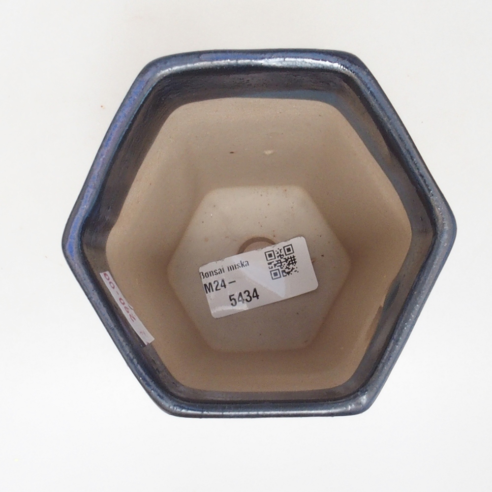 Ceramiczna miska bonsai 9,5 x 8,5 x 14,5 cm, kolor niebieski