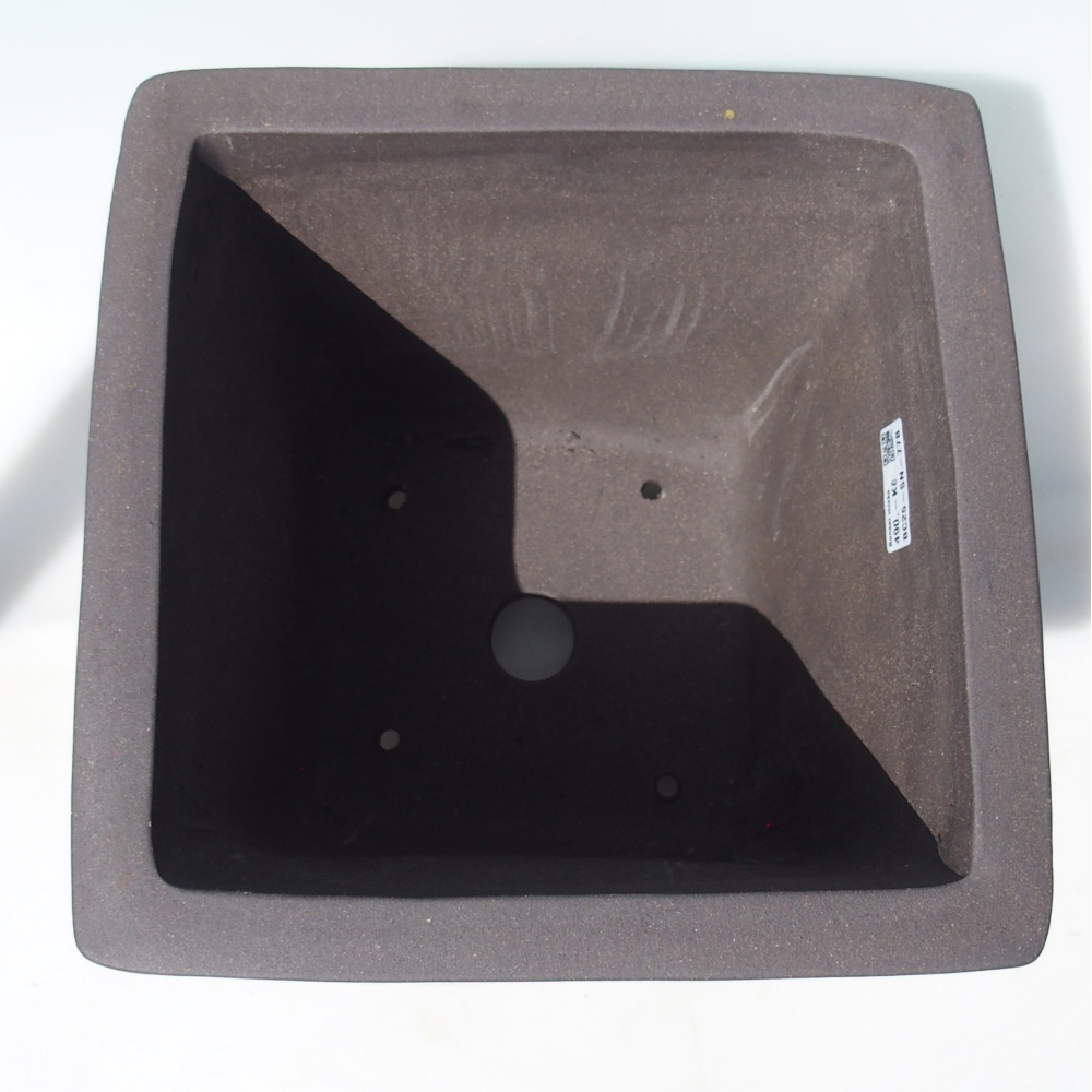 Miska 27 x 27 x 24,5 cm brązowa