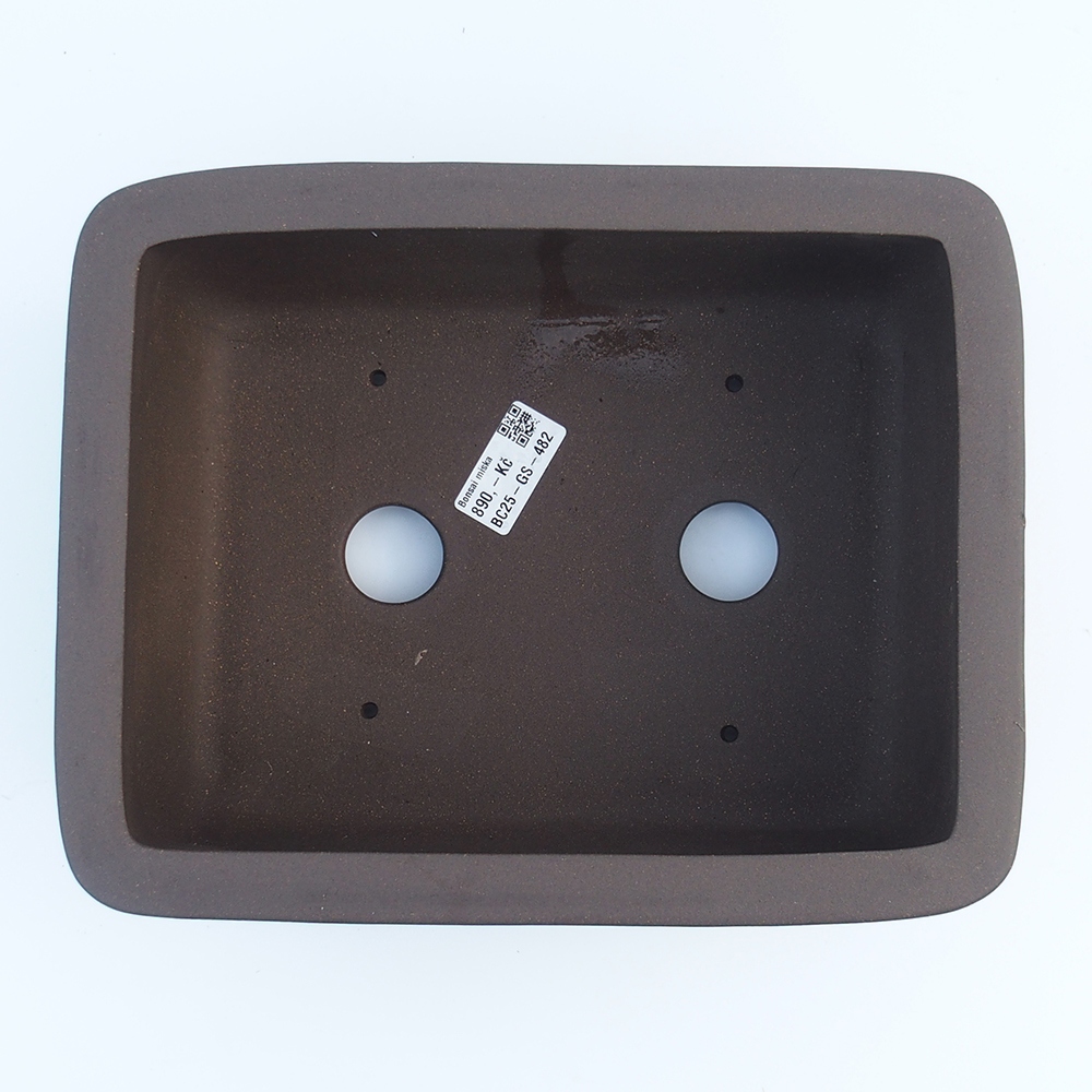 Miska 26 x 20 x 11 cm brązowa