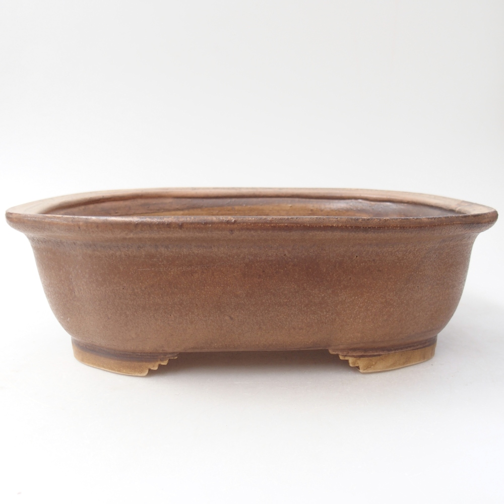 Ceramiczna miska na bonsai 25 x 21 x 8 cm, różowa