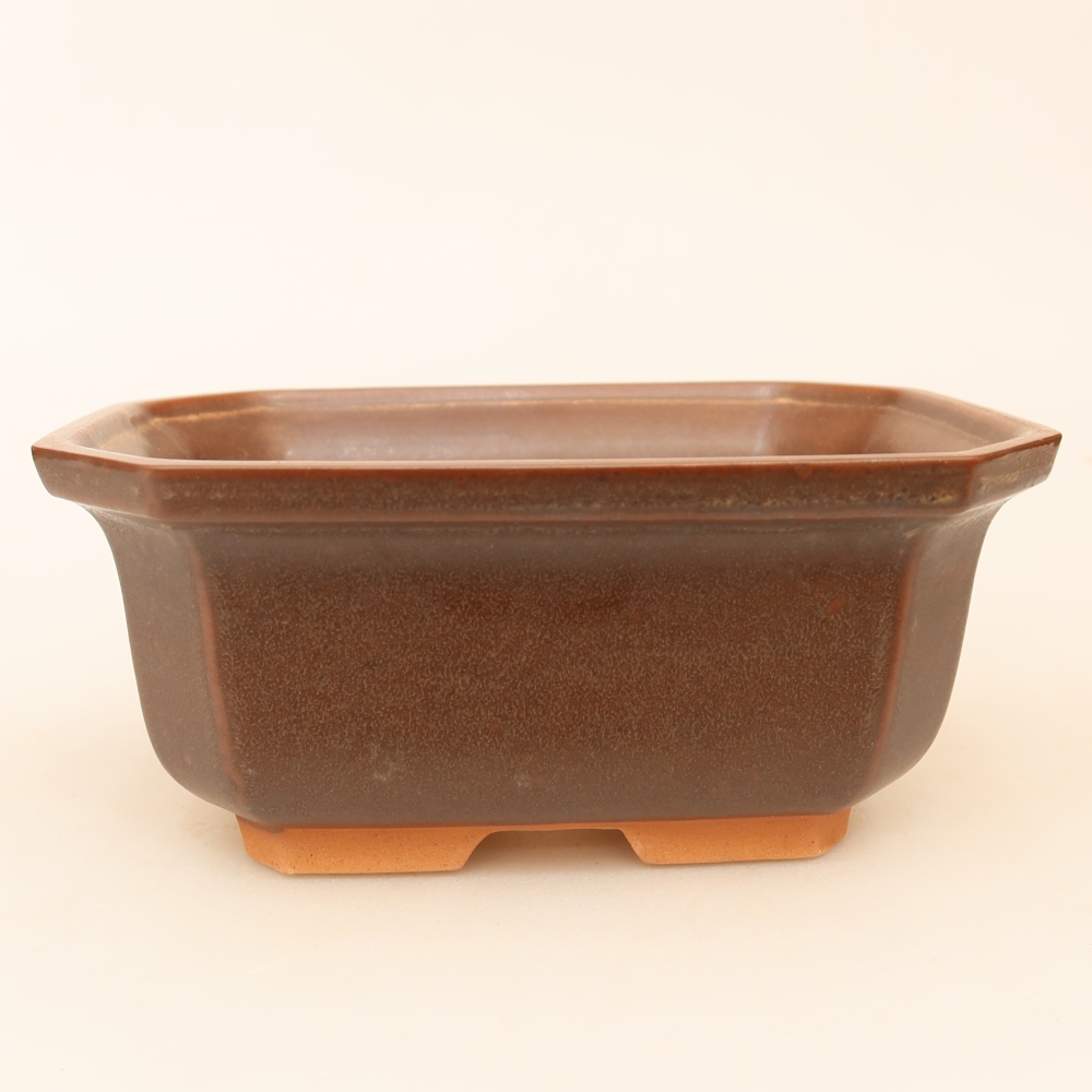 Ceramiczna miska  15 x 12 x 7 cm, kolor brązowy