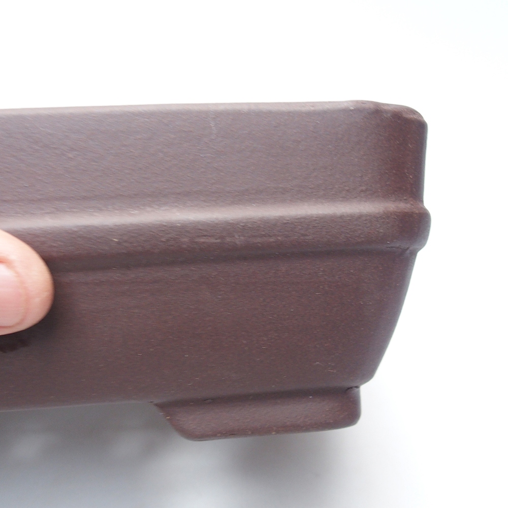 Miska 21 x 17 x 7,5 cm brązowa