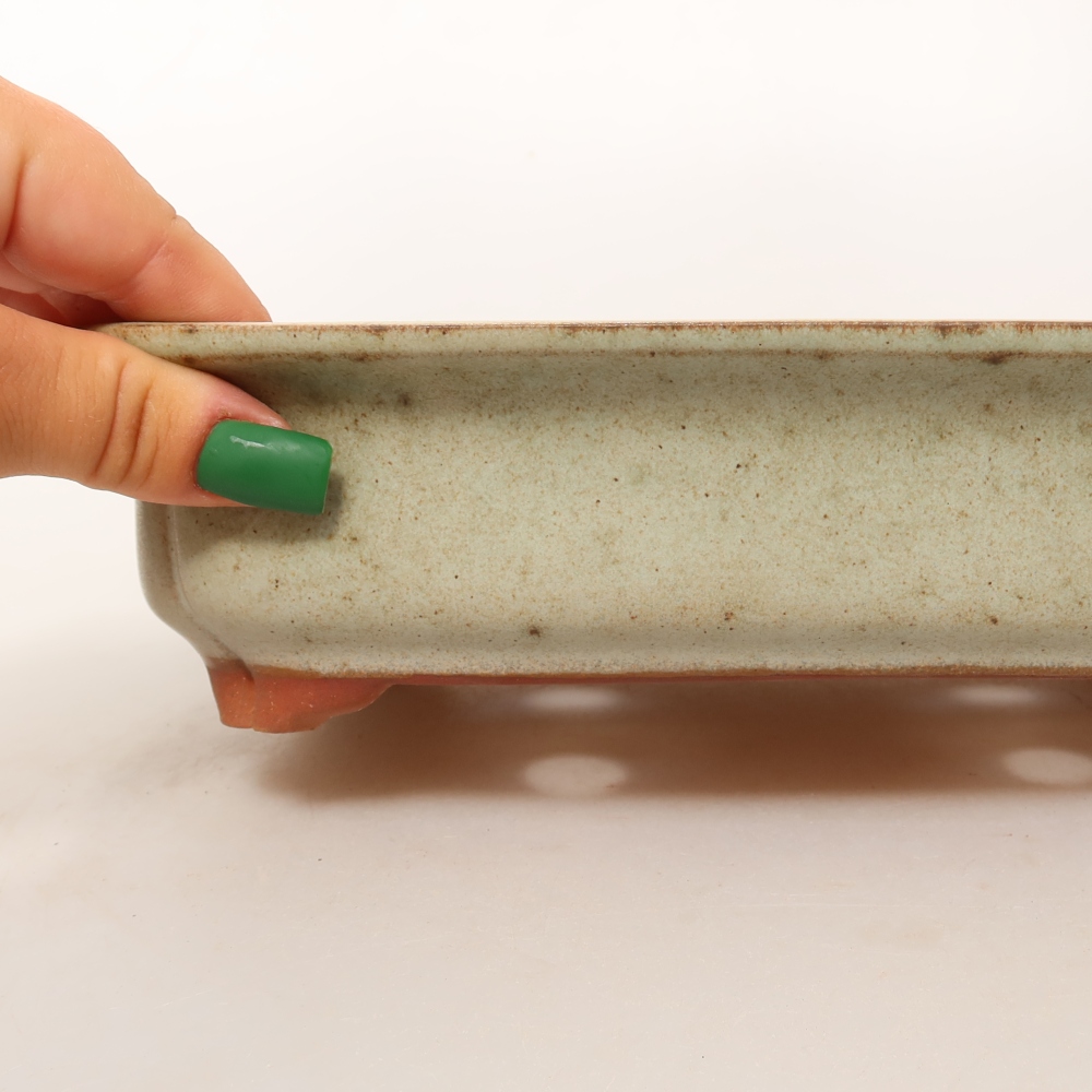 Miska ceramiczna  24,5 x 17,5 x 6 cm, kolor beżowy