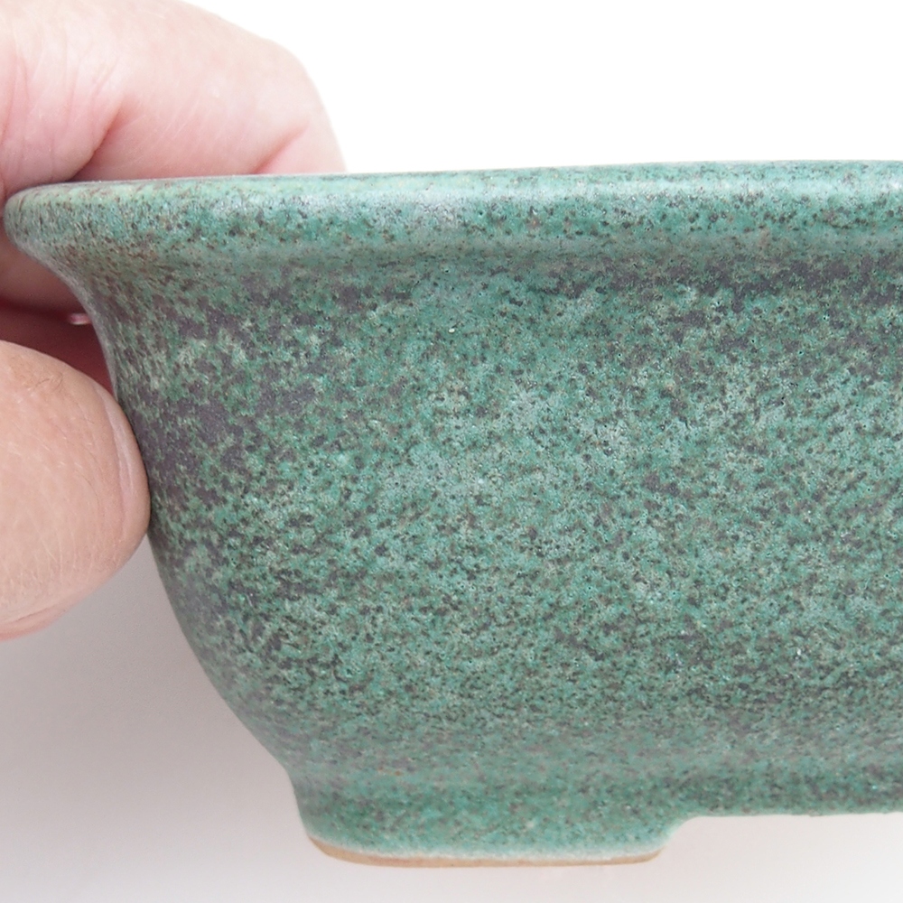Miska do bonsai H38 - 12 x 10,5 x 5 cm - zielona