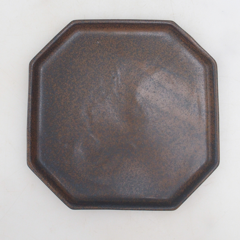 Miska ceramiczna H14 - 18 x 18 x 1 cm - niebieska