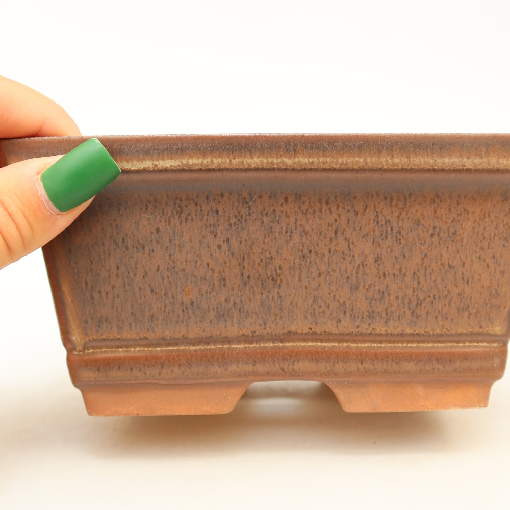 Ceramiczna miska  14,5 x 12,5 x 7 cm, kolor brązowy