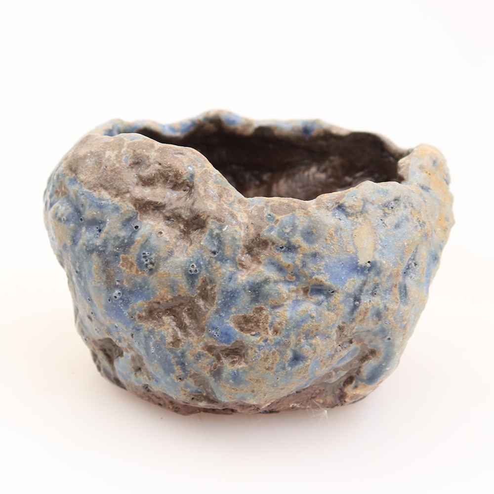 Ceramiczna skorupka  6 x 5 x 5 cm, kolor niebieski
