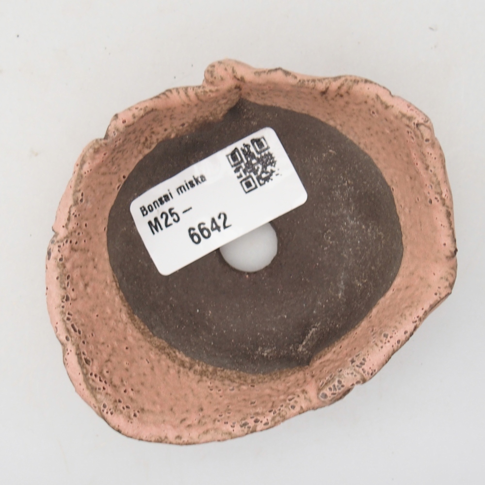 Ceramiczna muszla 9 x 7,5 x 4 cm, kolor różowy
