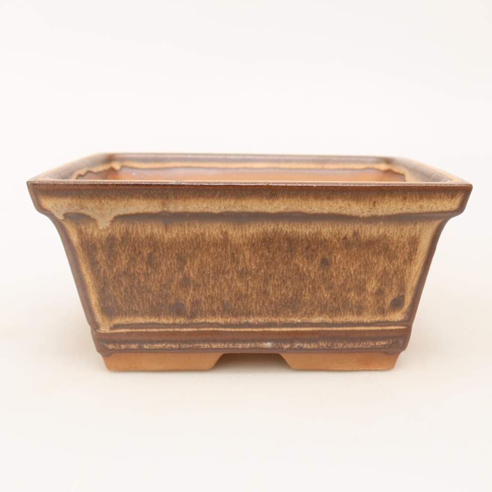 Ceramiczna miska  14,5 x 12,5 x 7 cm, kolor brązowy