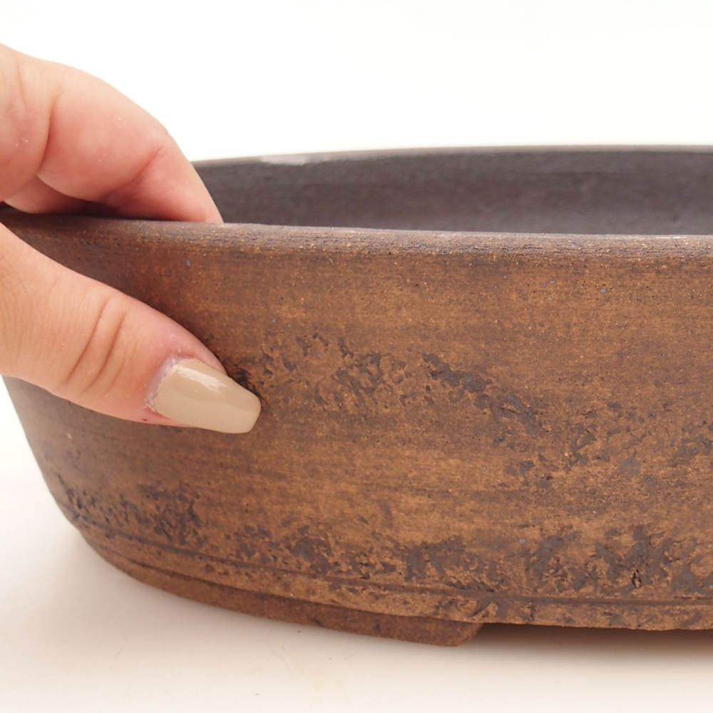 Misa do bonsai 33 x 26 x 8 cm, kolor metaliczny