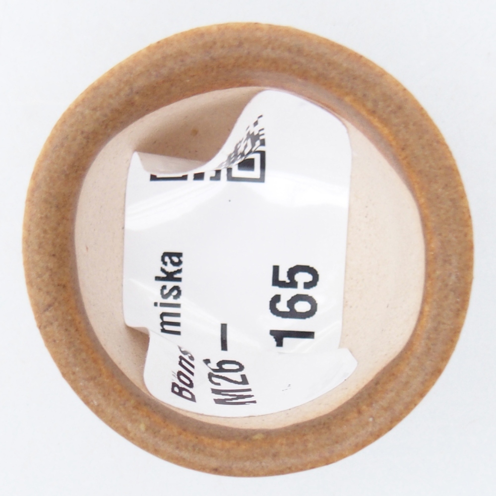 Mini miska do bonsai 4 x 4 x 2 cm, brązowa