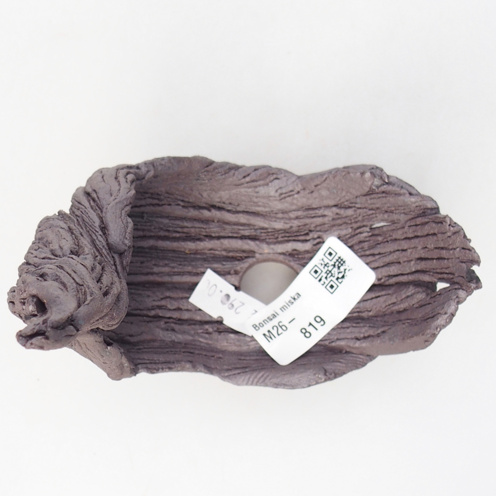 Muszla ceramiczna 11 x 6,5 x 14,5 cm, kolor metaliczny