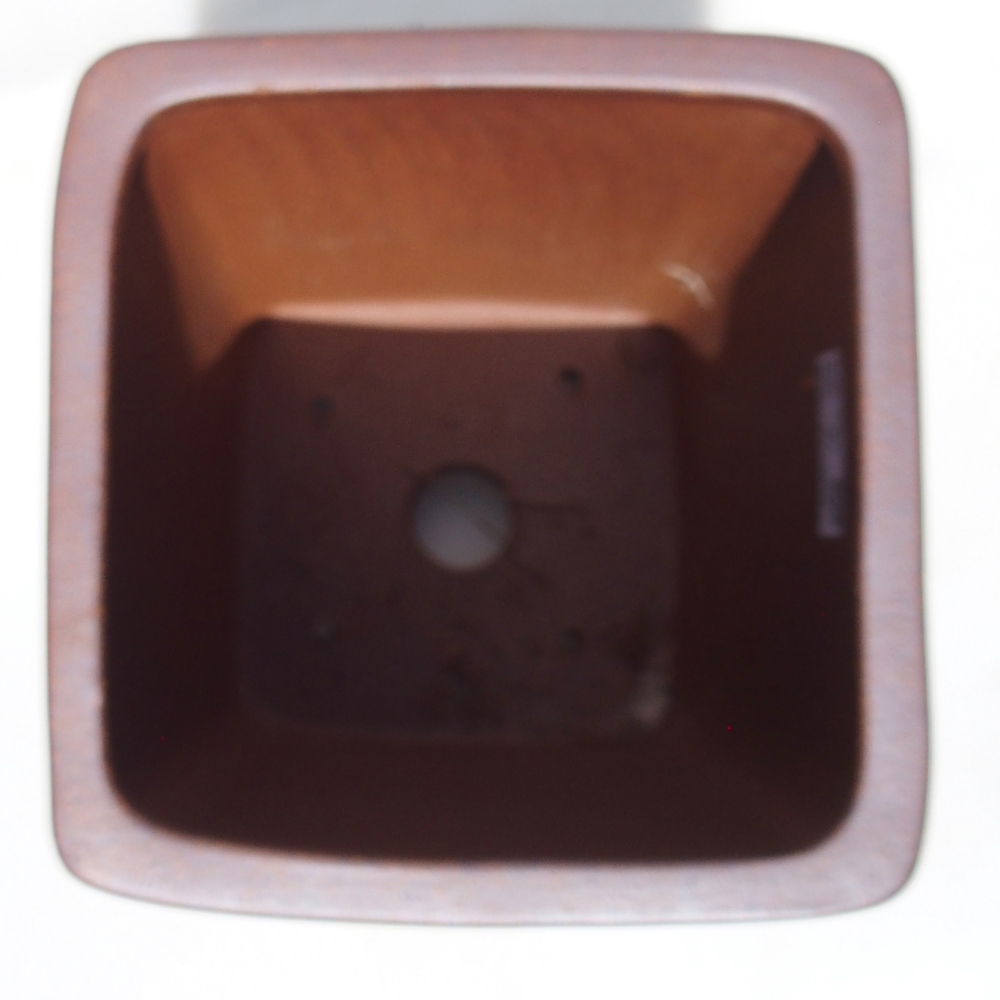 Miska 17 x 17 x 25,5 cm brązowa - WYŁĄCZNIE ODBIÓR OSOBISTY LUB TRANSPORT PALETOWY