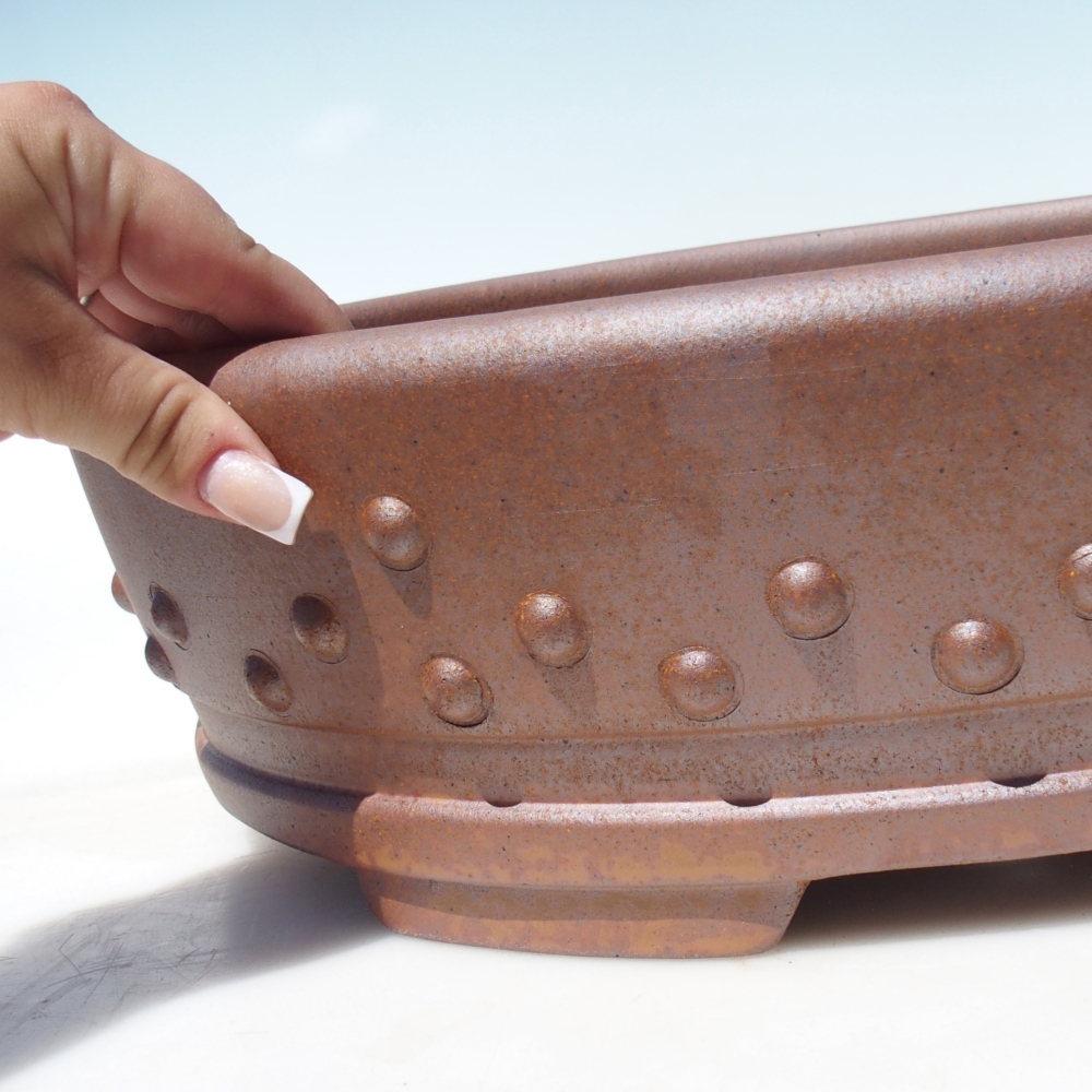 Miska 43,5 x 34 x 12 cm brązowa - WYŁĄCZNIE ODBIÓR OSOBISTY LUB TRANSPORT PALETOWY