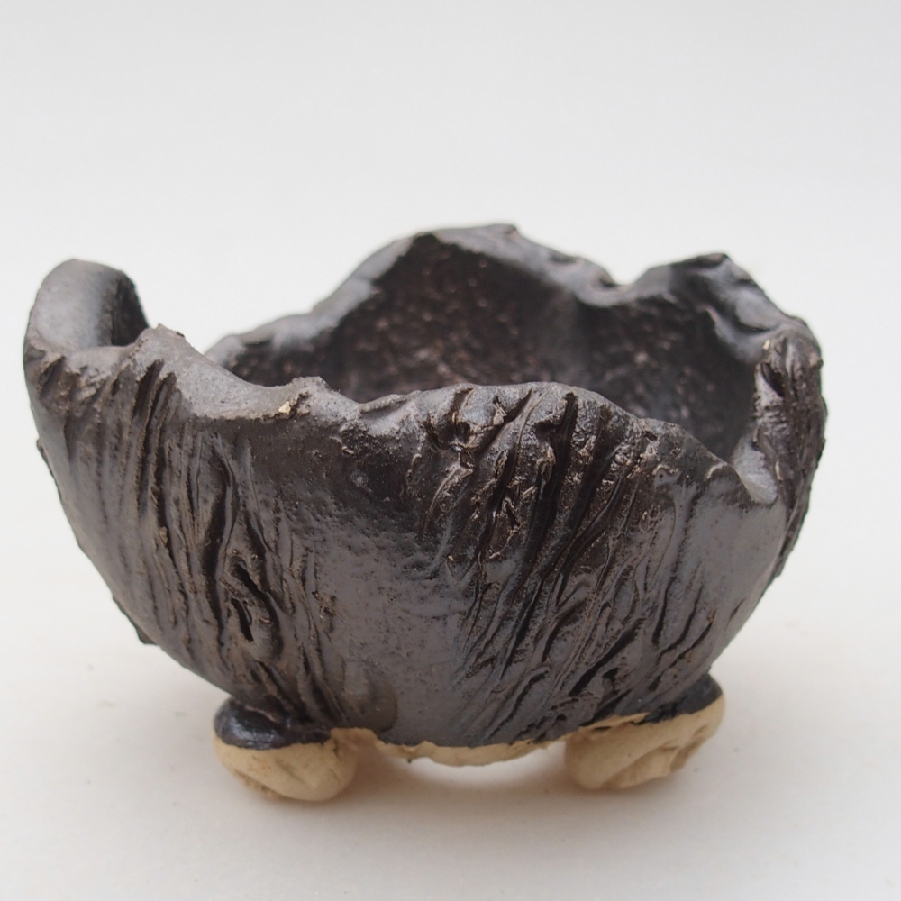 Muszla ceramiczna 9 x 9 x 6 cm, kolor czarny