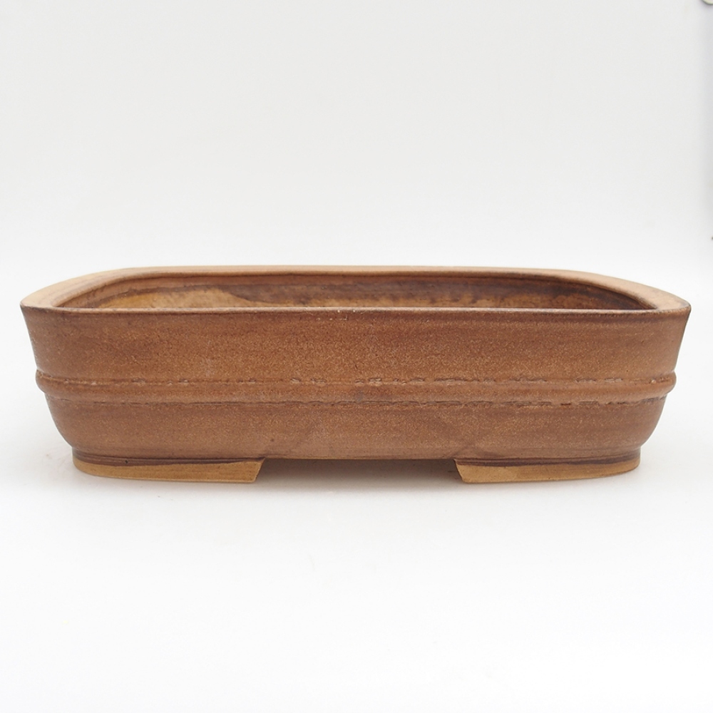 Ceramiczna miska bonsai 29,5 x 25 x 7 cm, kolor różowy
