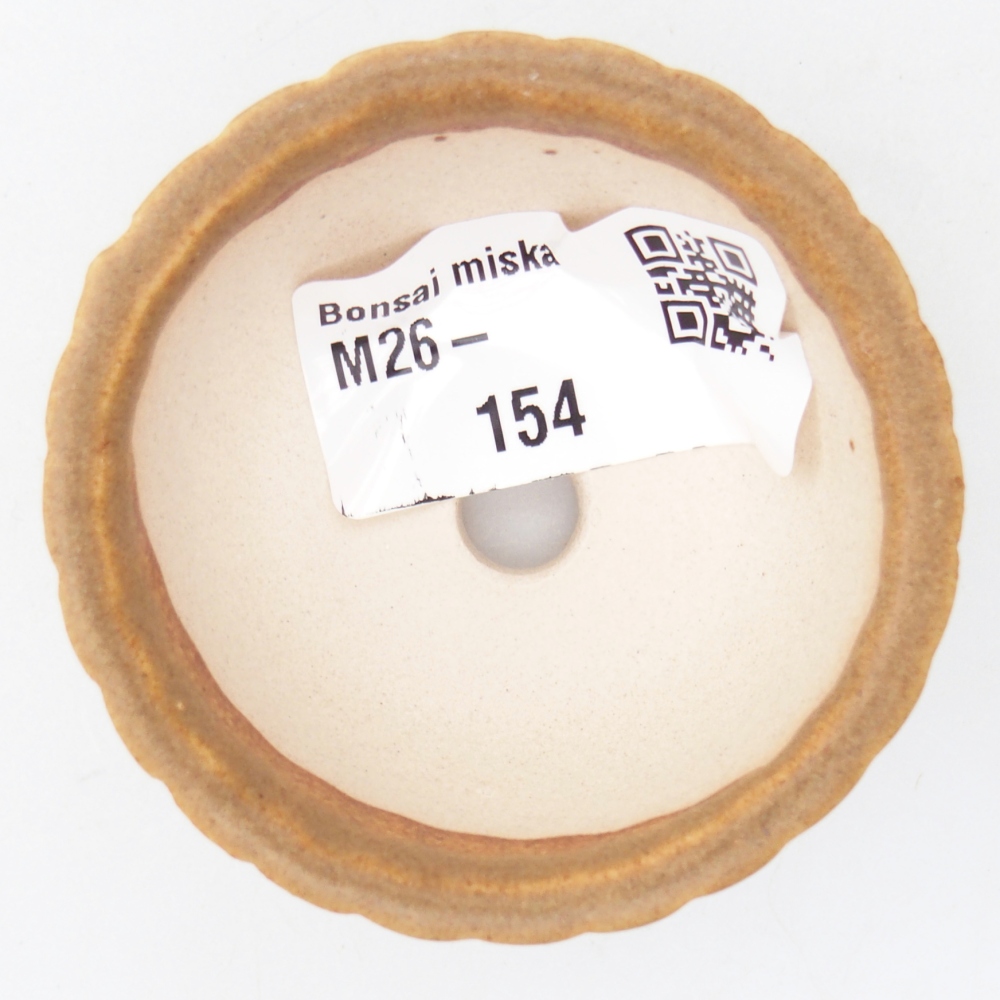 Mini miska do bonsai 5,5 x 5,5 x 3 cm, brązowa