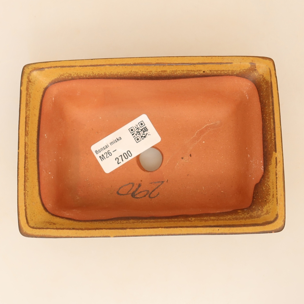 Ceramiczna miska  14,5 x 10 x 5 cm, kolor żółty