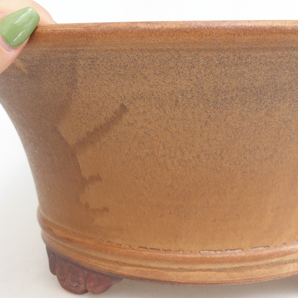 Ceramiczna miska na bonsai 32 x 32 x 14 cm, różowa