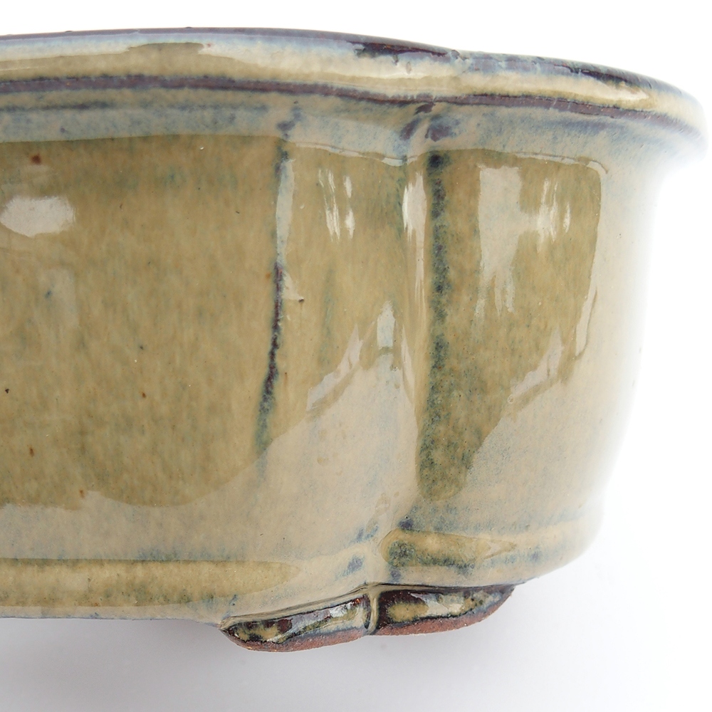 Miska 26 x 20 x 8,5 cm szaro-beżowa