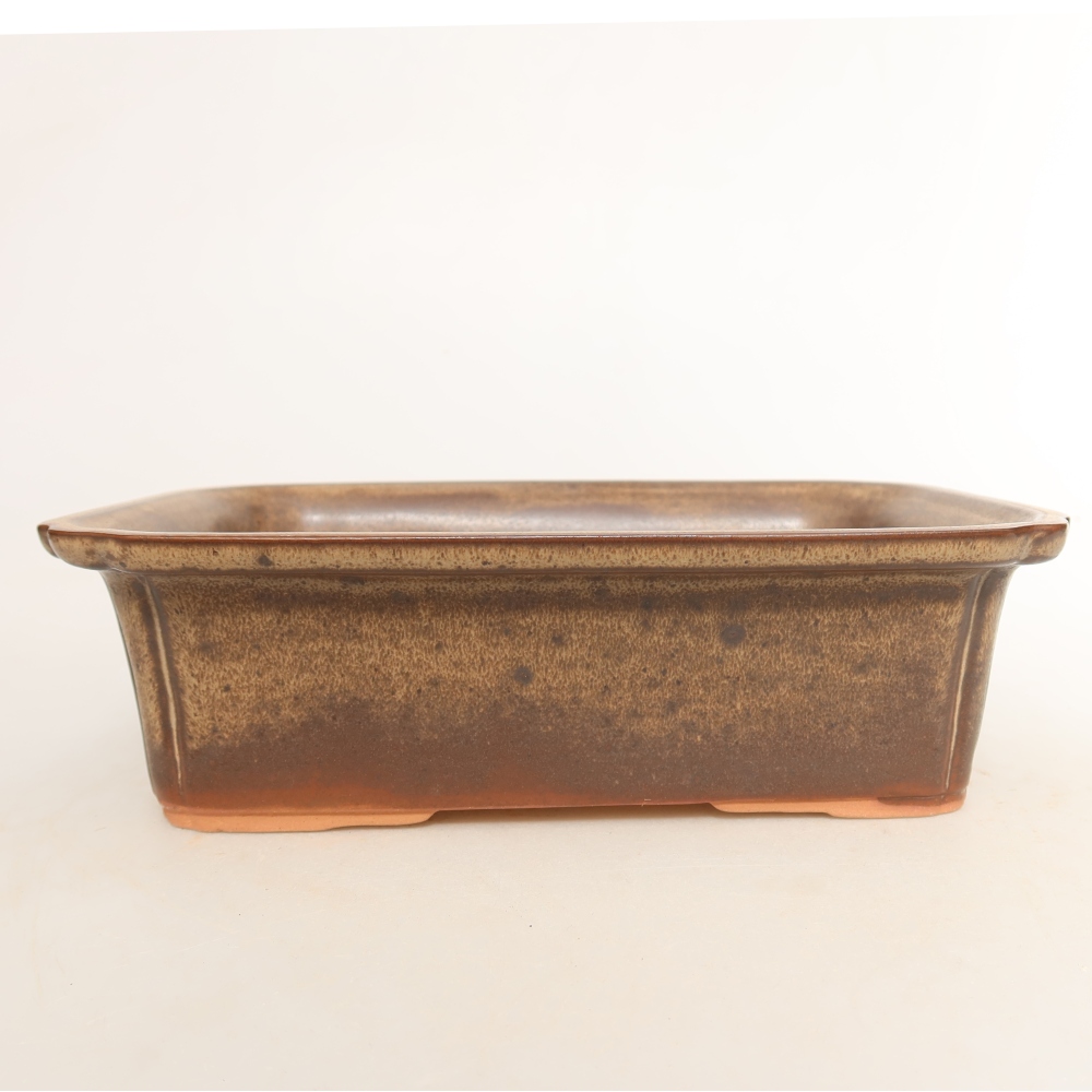Miska ceramiczna  20 x 15,5 x 5,5 cm, kolor brązowy